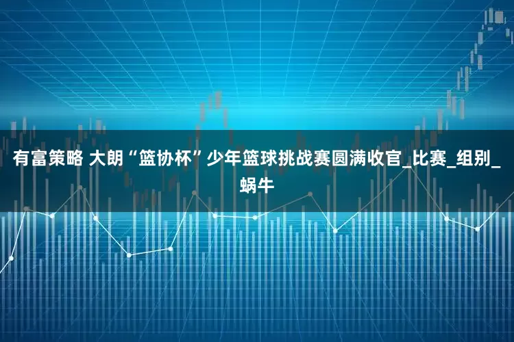 有富策略 大朗“篮协杯”少年篮球挑战赛圆满收官_比赛_组别_蜗牛