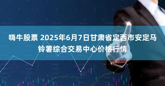 嗨牛股票 2025年6月7日甘肃省定西市安定马铃薯综合交易中心价格行情